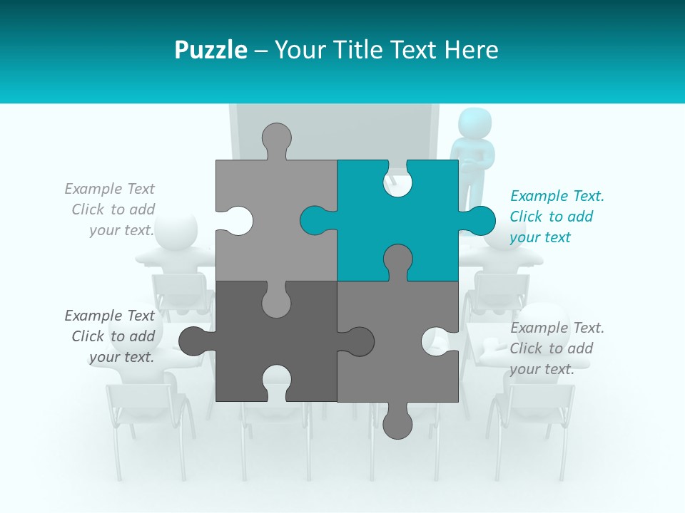 A Person Standing In Front Of A Group Of Chairs PowerPoint Template