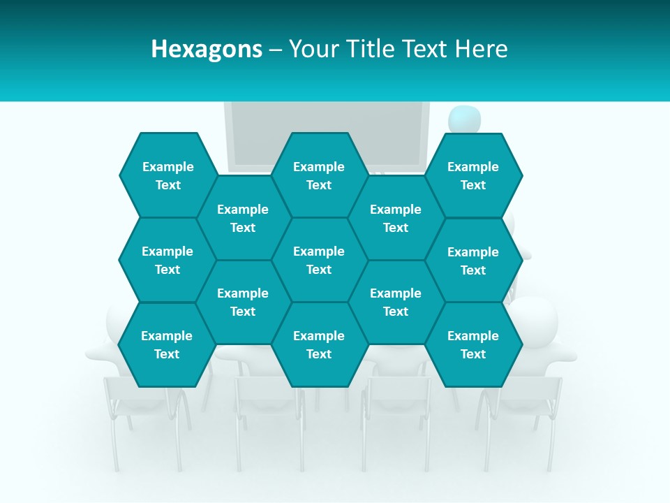 A Person Standing In Front Of A Group Of Chairs PowerPoint Template