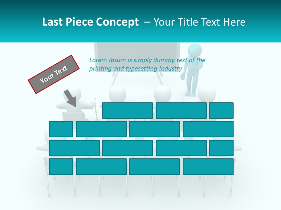 A Person Standing In Front Of A Group Of Chairs PowerPoint Template