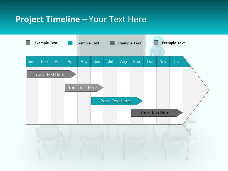 A Person Standing In Front Of A Group Of Chairs PowerPoint Template