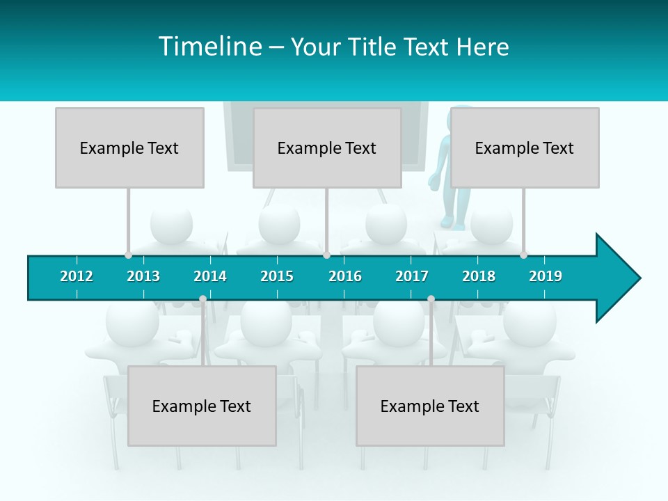 A Person Standing In Front Of A Group Of Chairs PowerPoint Template