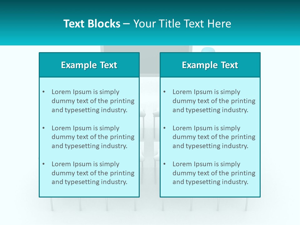 A Person Standing In Front Of A Group Of Chairs PowerPoint Template