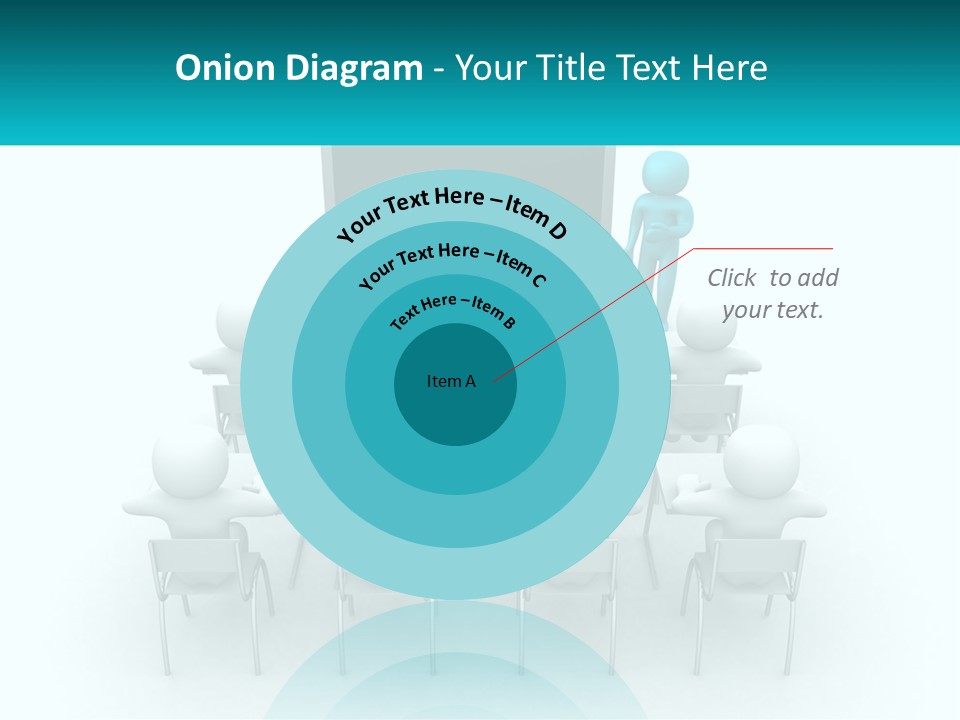 A Person Standing In Front Of A Group Of Chairs PowerPoint Template