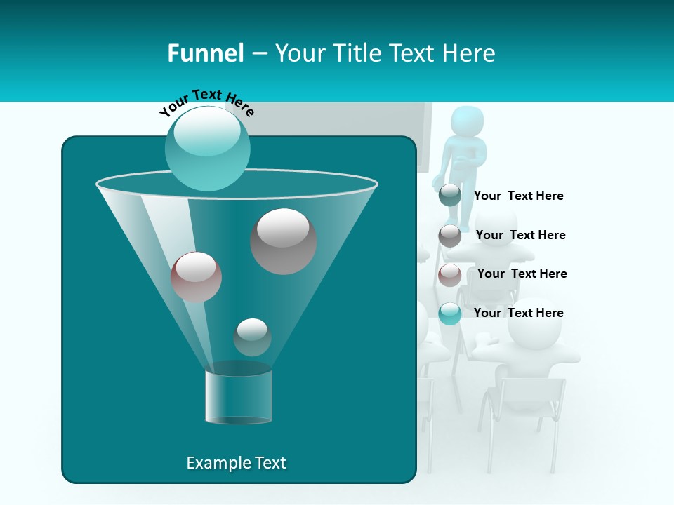 A Person Standing In Front Of A Group Of Chairs PowerPoint Template
