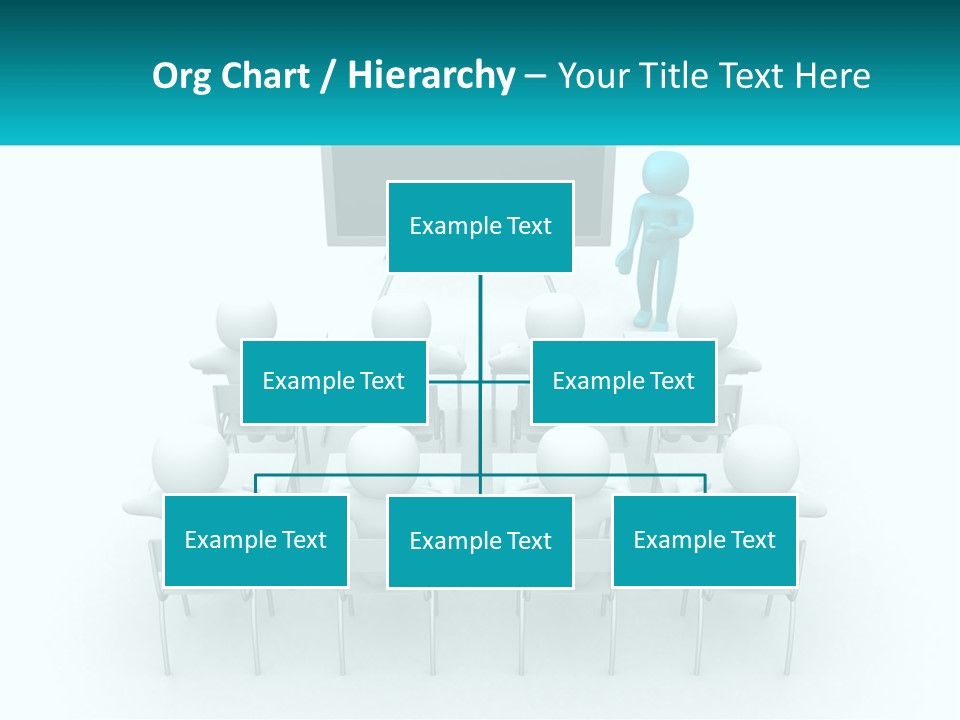 A Person Standing In Front Of A Group Of Chairs PowerPoint Template