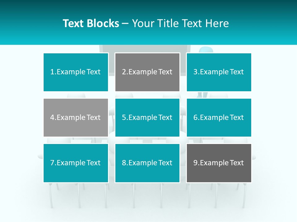 A Person Standing In Front Of A Group Of Chairs PowerPoint Template