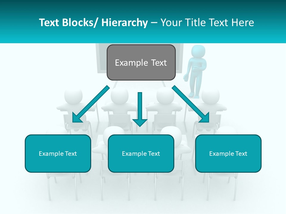 A Person Standing In Front Of A Group Of Chairs PowerPoint Template