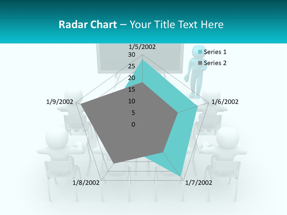 A Person Standing In Front Of A Group Of Chairs PowerPoint Template