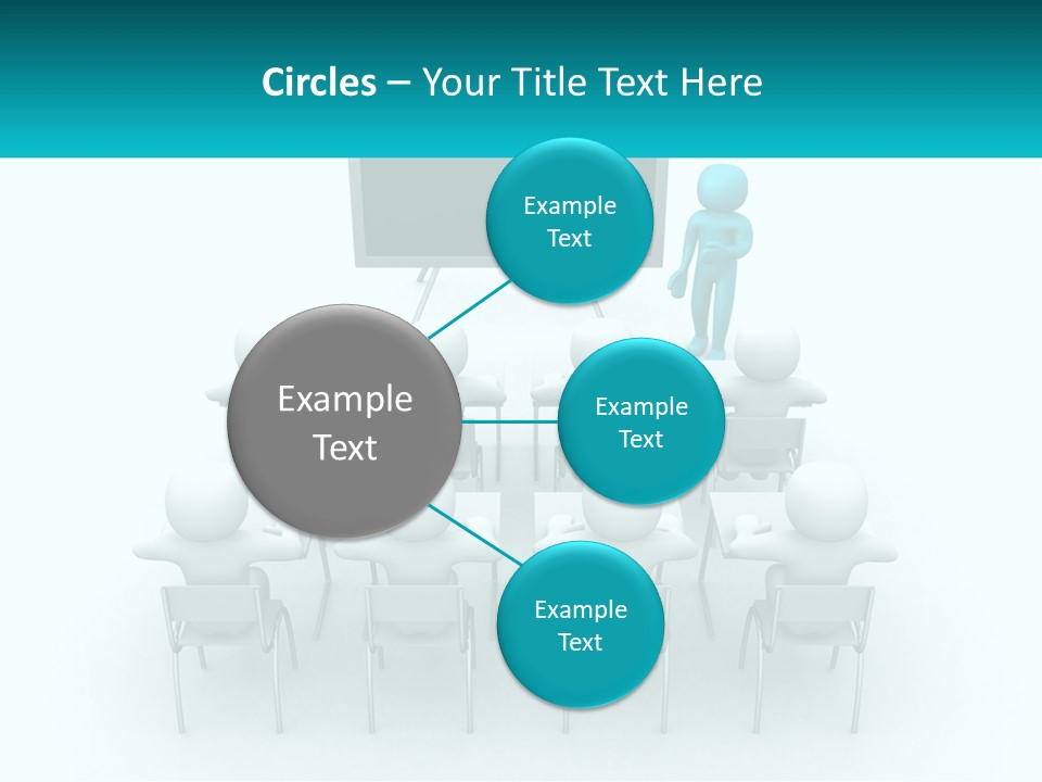 A Person Standing In Front Of A Group Of Chairs PowerPoint Template