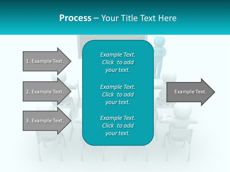 A Person Standing In Front Of A Group Of Chairs PowerPoint Template