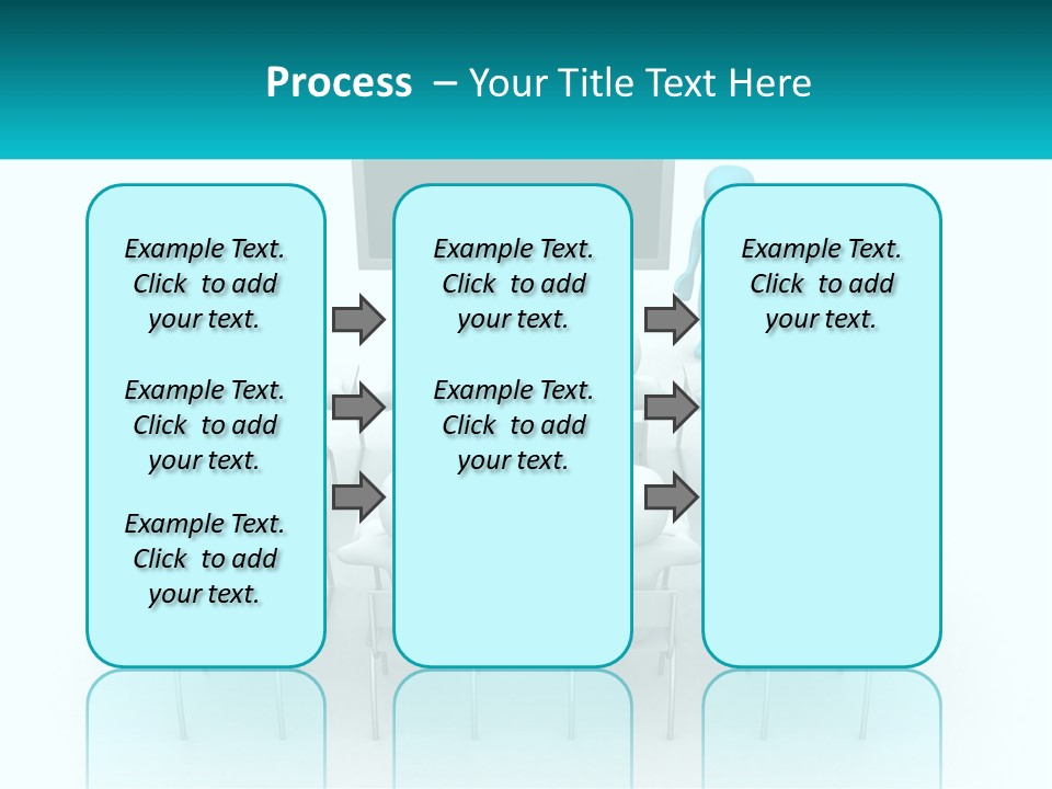 A Person Standing In Front Of A Group Of Chairs PowerPoint Template