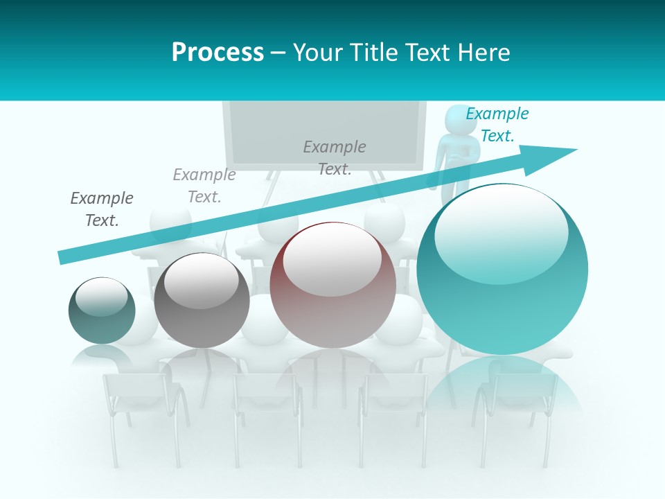 A Person Standing In Front Of A Group Of Chairs PowerPoint Template