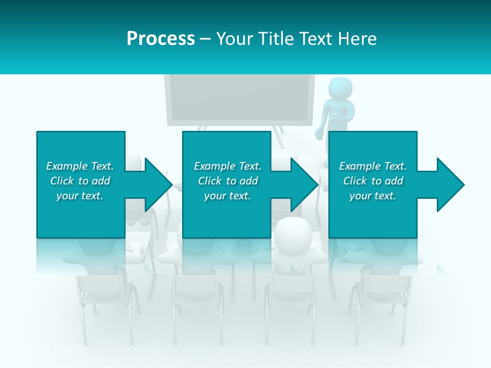 A Person Standing In Front Of A Group Of Chairs PowerPoint Template