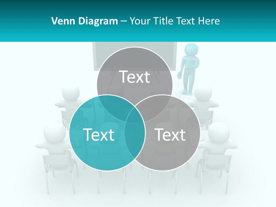 A Person Standing In Front Of A Group Of Chairs PowerPoint Template
