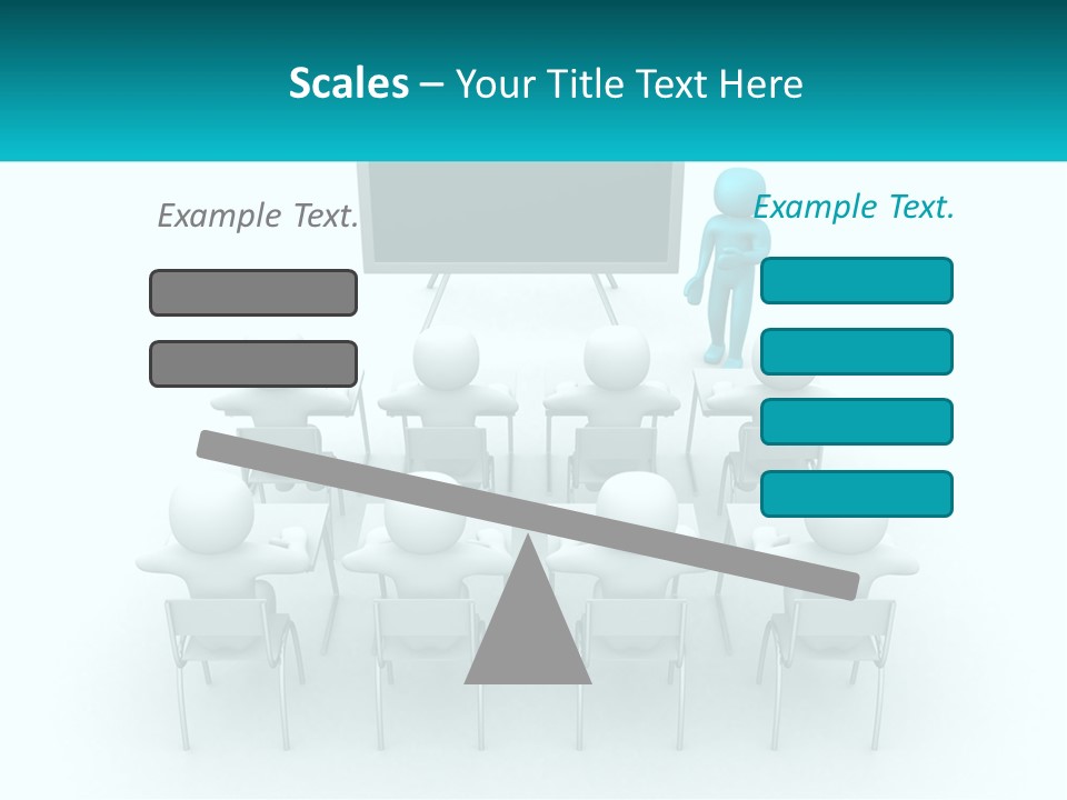 A Person Standing In Front Of A Group Of Chairs PowerPoint Template
