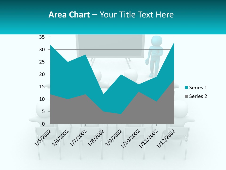 A Person Standing In Front Of A Group Of Chairs PowerPoint Template