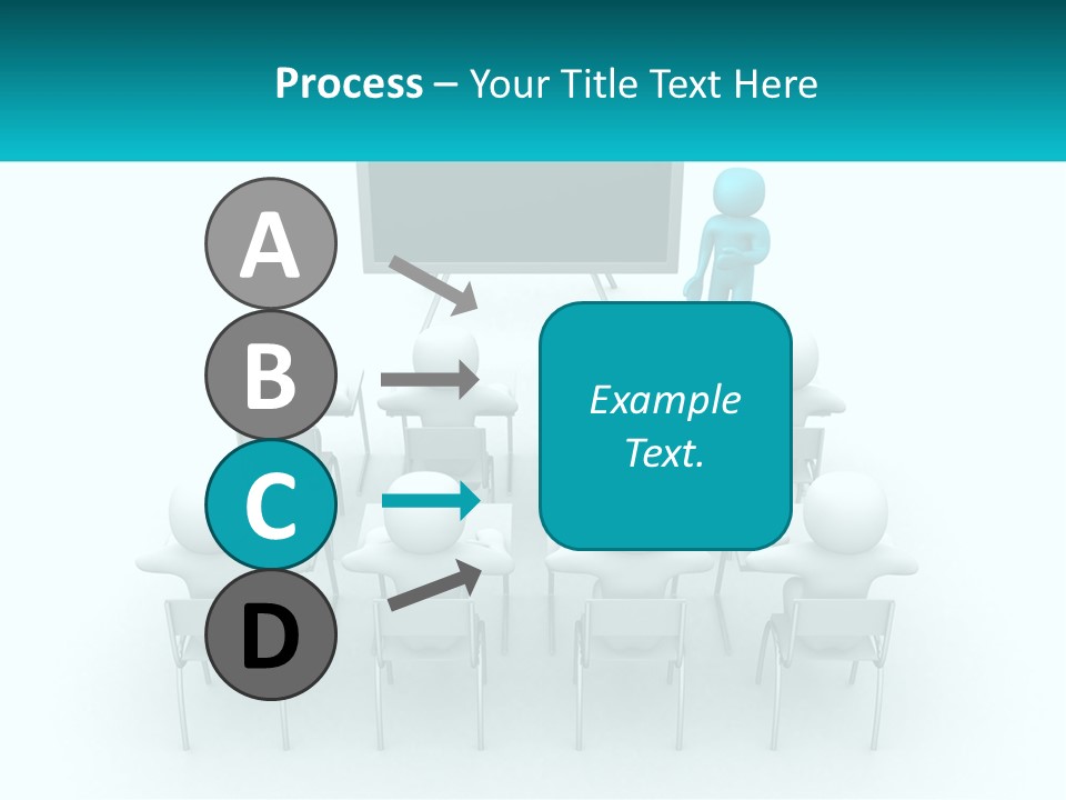 A Person Standing In Front Of A Group Of Chairs PowerPoint Template