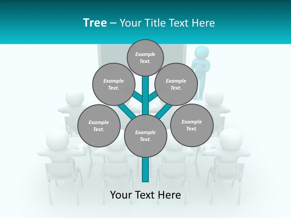 A Person Standing In Front Of A Group Of Chairs PowerPoint Template