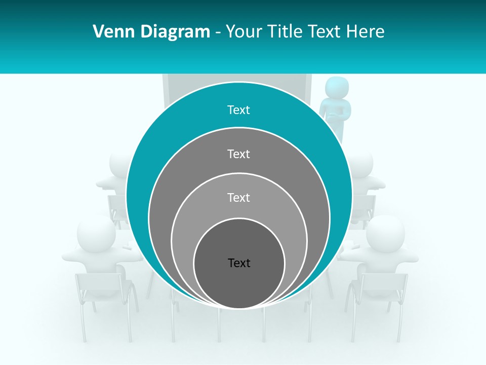 A Person Standing In Front Of A Group Of Chairs PowerPoint Template