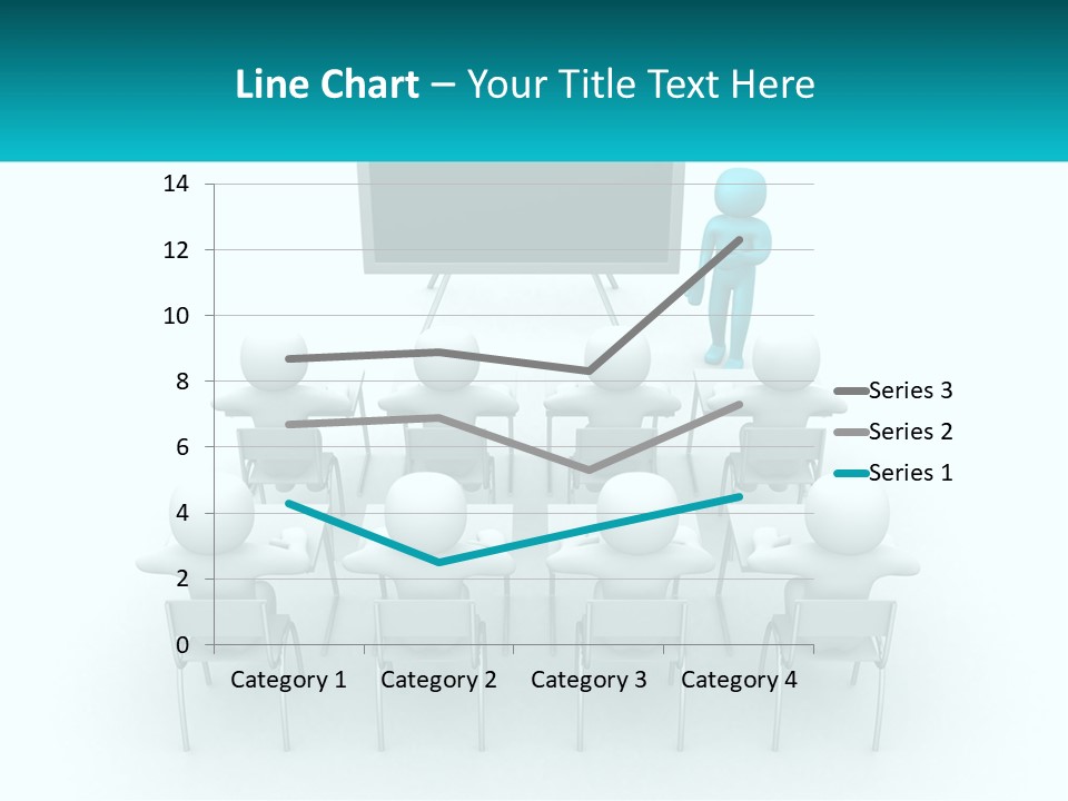 A Person Standing In Front Of A Group Of Chairs PowerPoint Template