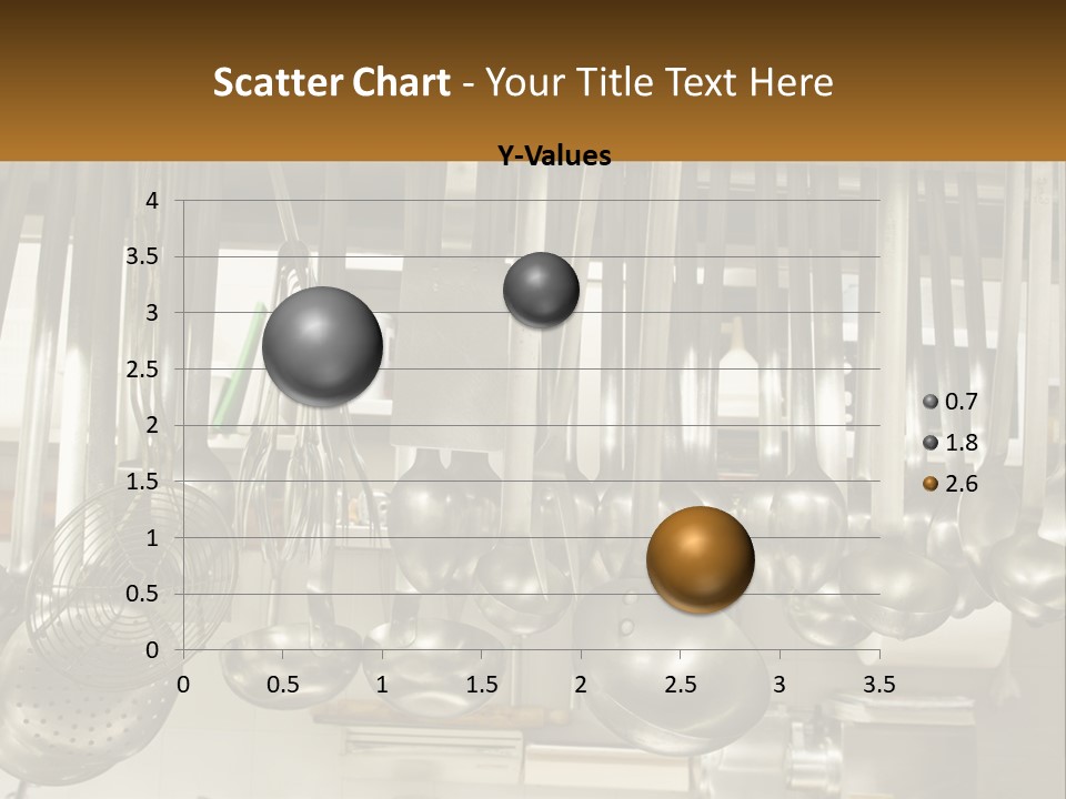 A Bunch Of Spoons Hanging From A Rack In A Kitchen PowerPoint Template