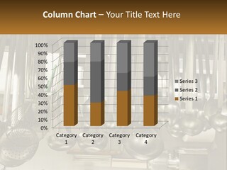A Bunch Of Spoons Hanging From A Rack In A Kitchen PowerPoint Template