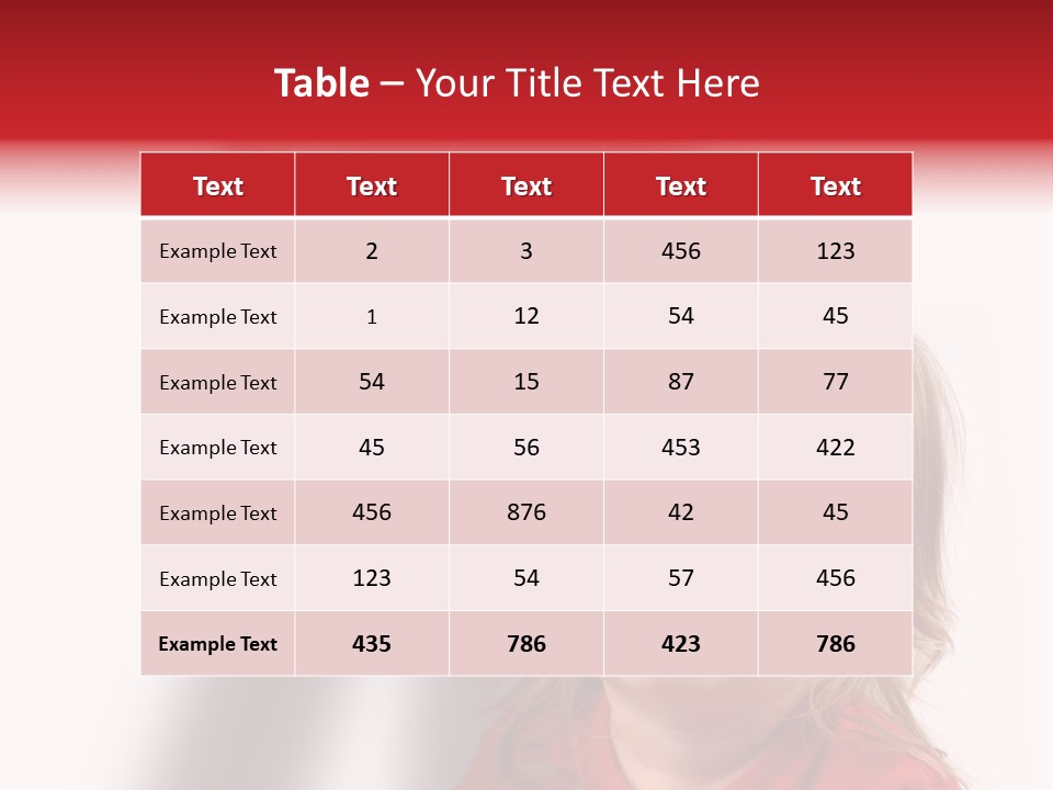 A Little Girl With A Shadow On The Wall PowerPoint Template