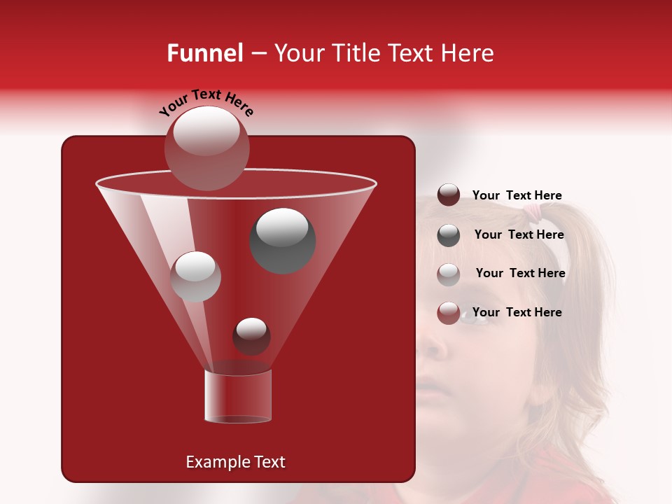 A Little Girl With A Shadow On The Wall PowerPoint Template