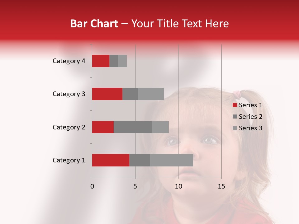 A Little Girl With A Shadow On The Wall PowerPoint Template