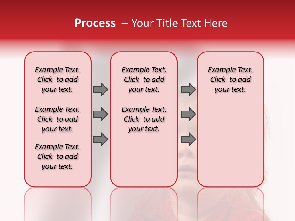 A Little Girl With A Shadow On The Wall PowerPoint Template