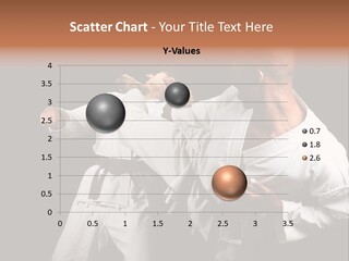 Two Men Fighting In A Karate Match Powerpoint Presentation PowerPoint Template