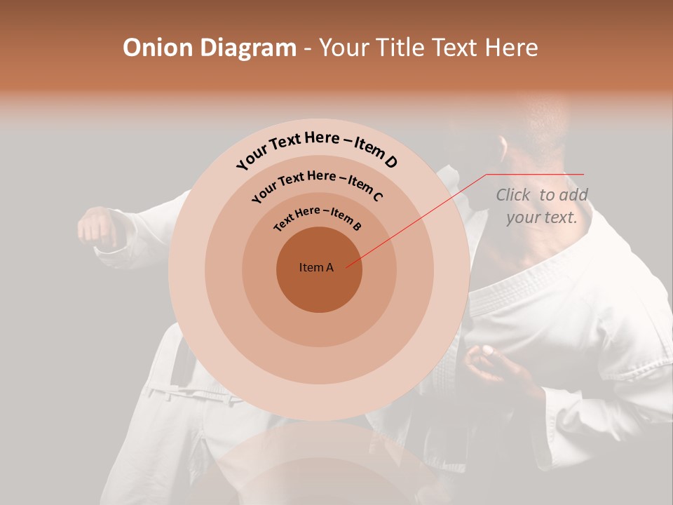 Two Men Fighting In A Karate Match Powerpoint Presentation PowerPoint Template
