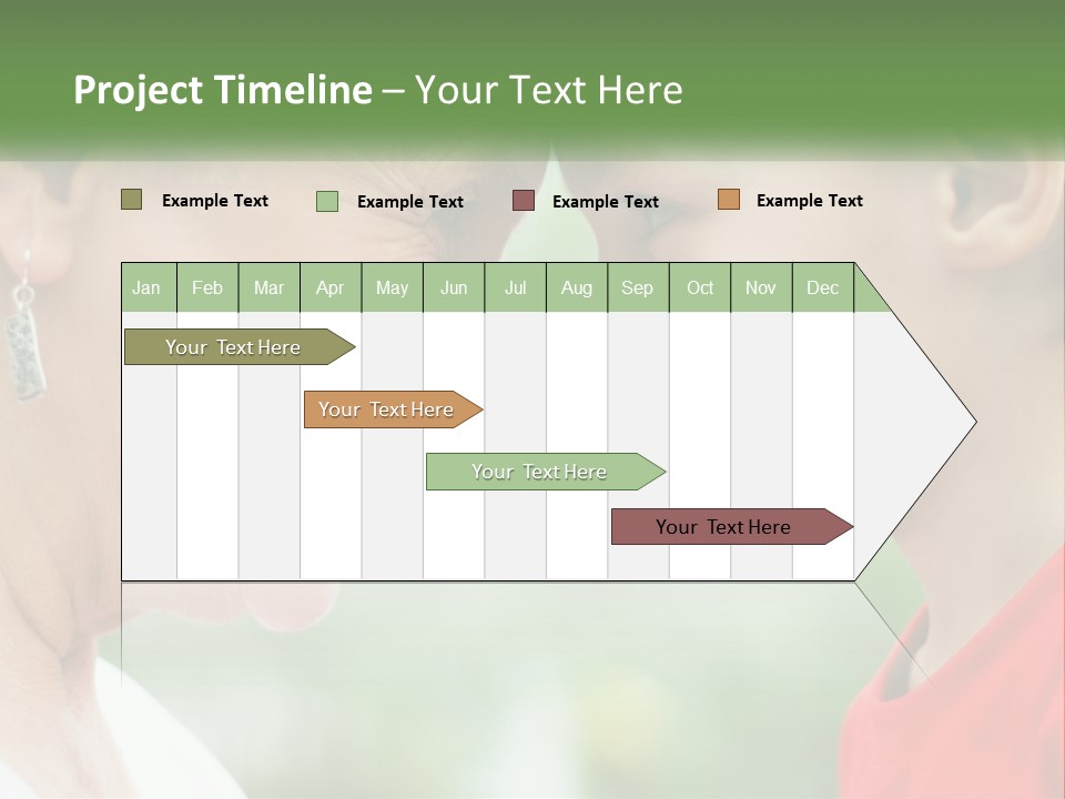 An Older Woman And A Young Girl Are Looking At Each Other PowerPoint Template