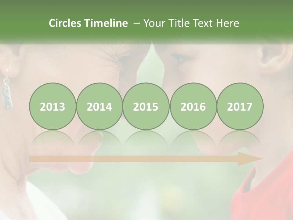 An Older Woman And A Young Girl Are Looking At Each Other PowerPoint Template