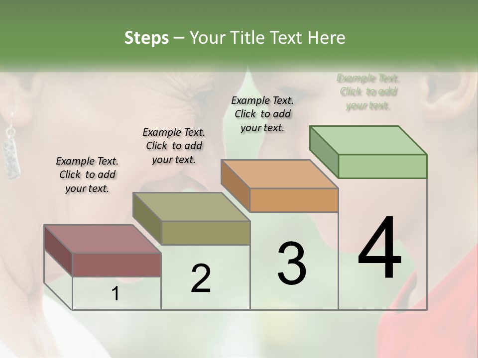 An Older Woman And A Young Girl Are Looking At Each Other PowerPoint Template