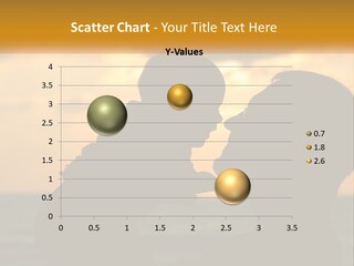 A Silhouette Of A Man And A Woman Facing Each Other PowerPoint Template