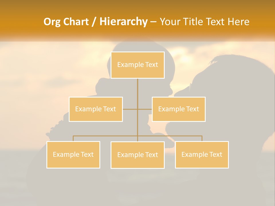 A Silhouette Of A Man And A Woman Facing Each Other PowerPoint Template