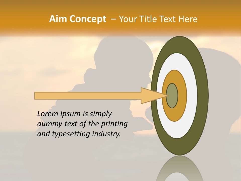A Silhouette Of A Man And A Woman Facing Each Other PowerPoint Template