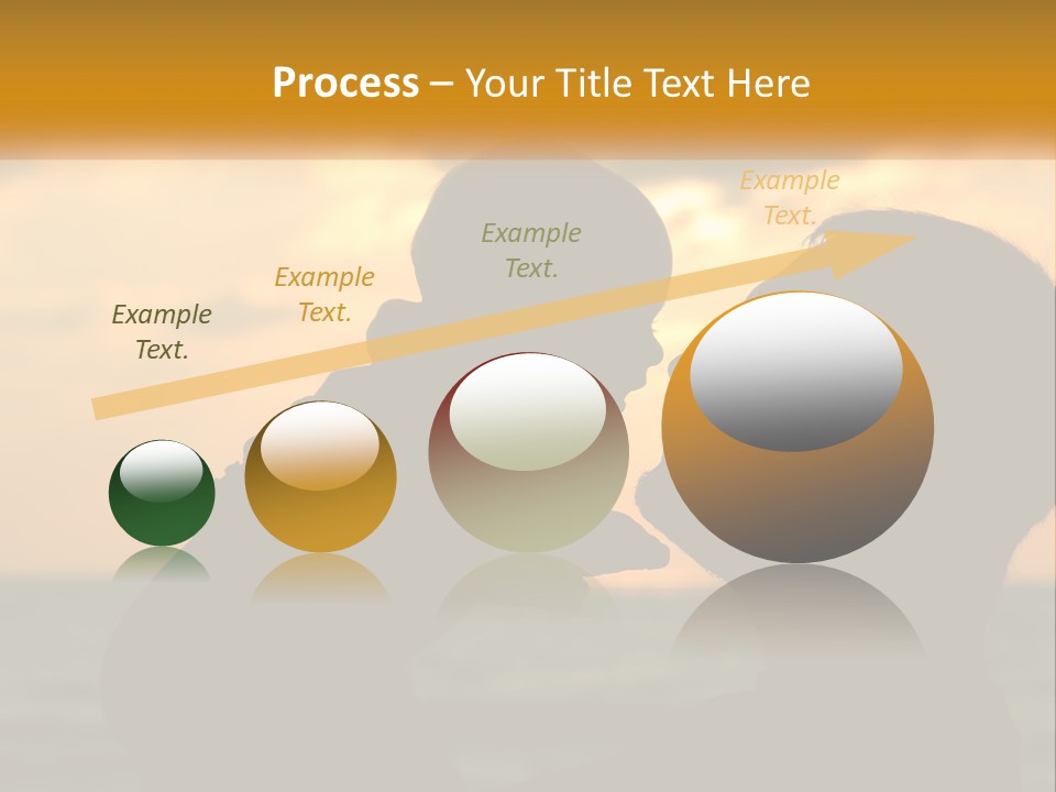 A Silhouette Of A Man And A Woman Facing Each Other PowerPoint Template