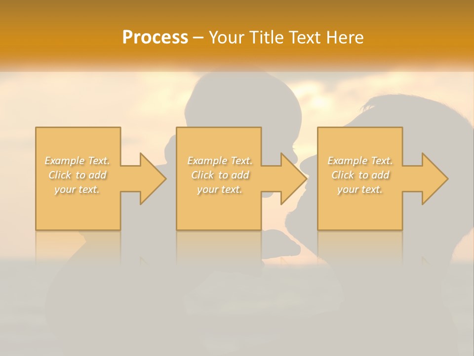 A Silhouette Of A Man And A Woman Facing Each Other PowerPoint Template