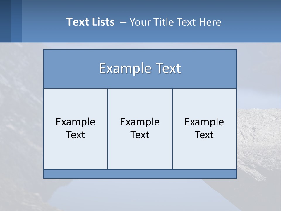 A Person Sitting On Top Of A Cliff Overlooking A Lake PowerPoint Template