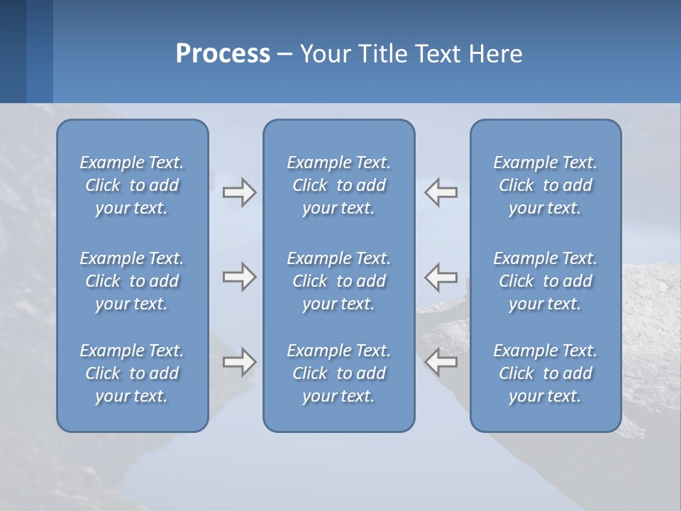 A Person Sitting On Top Of A Cliff Overlooking A Lake PowerPoint Template