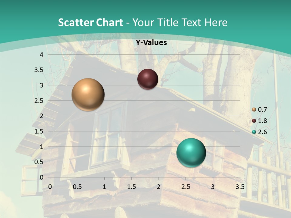 A Tree House In The Middle Of A Forest PowerPoint Template