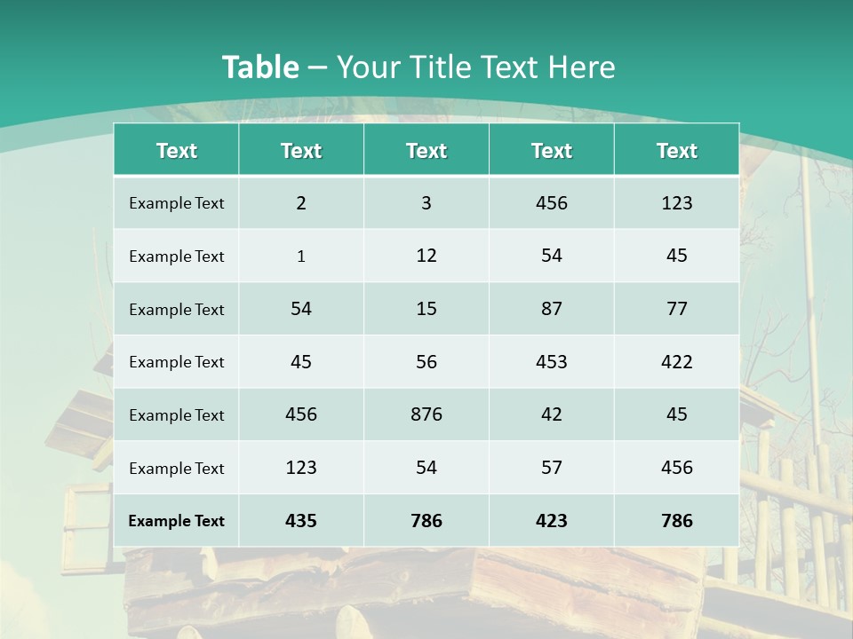 A Tree House In The Middle Of A Forest PowerPoint Template