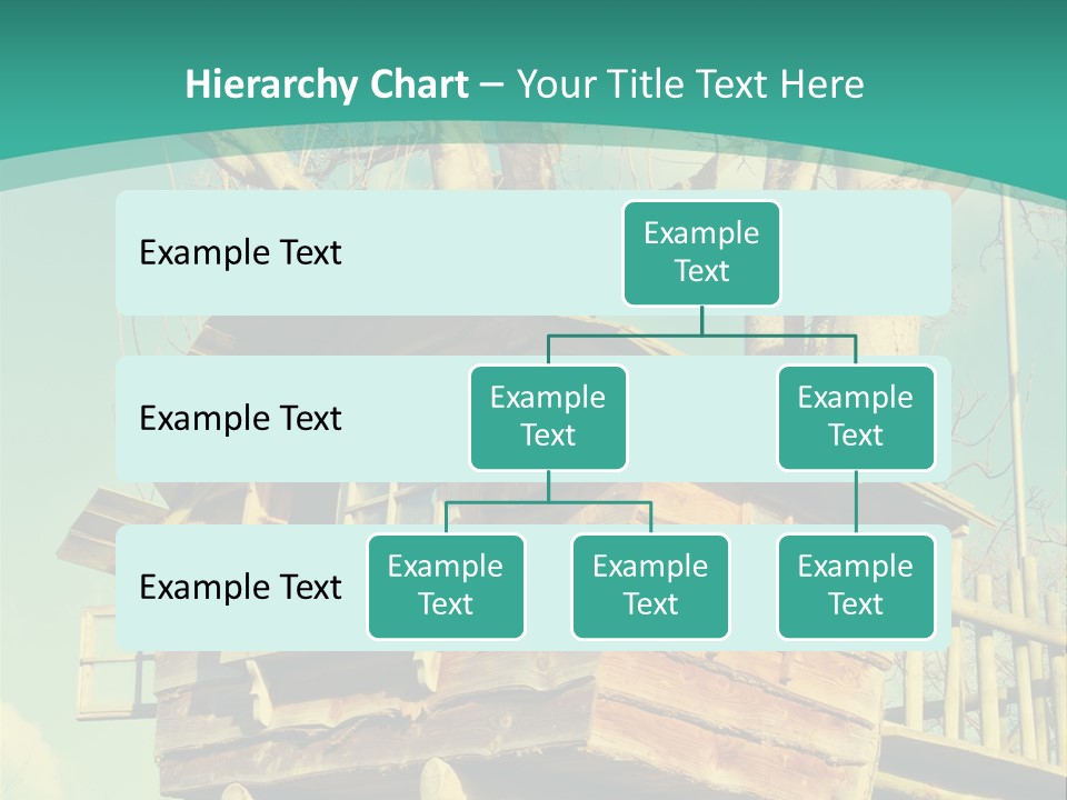 A Tree House In The Middle Of A Forest PowerPoint Template