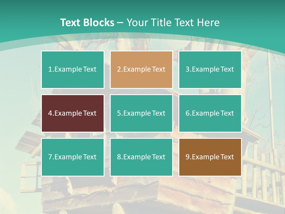 A Tree House In The Middle Of A Forest PowerPoint Template