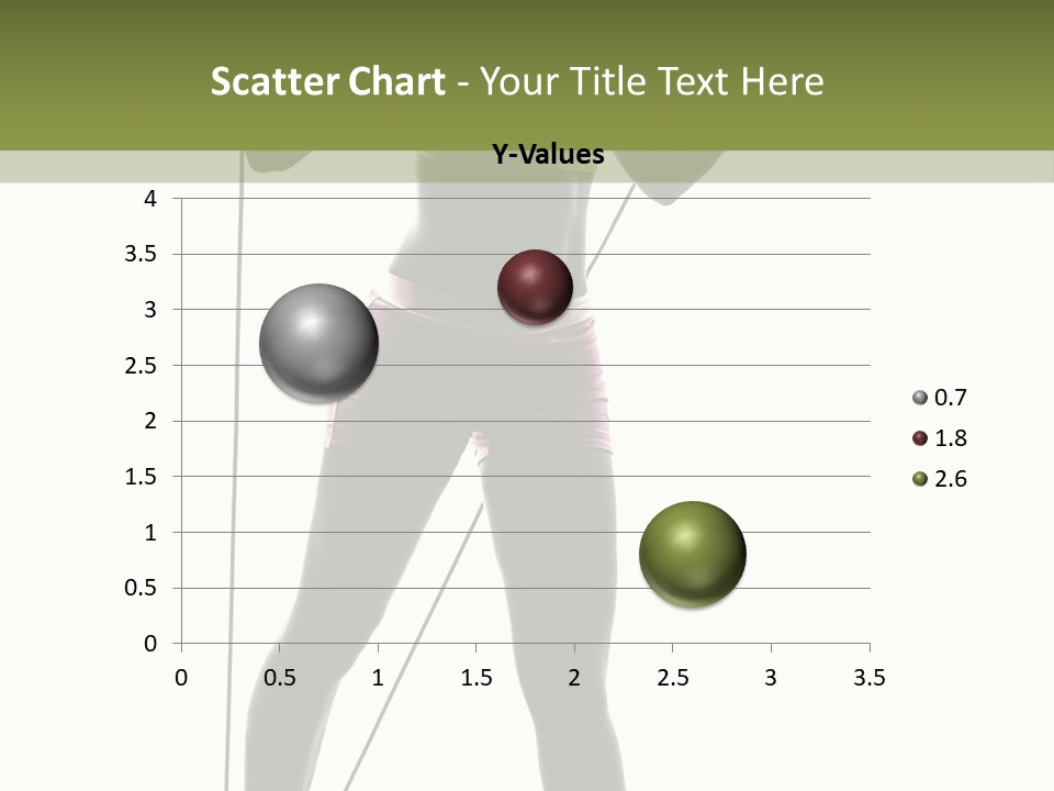 A Woman In A Sports Bra Top Is Holding A Pole PowerPoint Template
