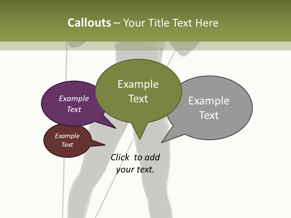 A Woman In A Sports Bra Top Is Holding A Pole PowerPoint Template