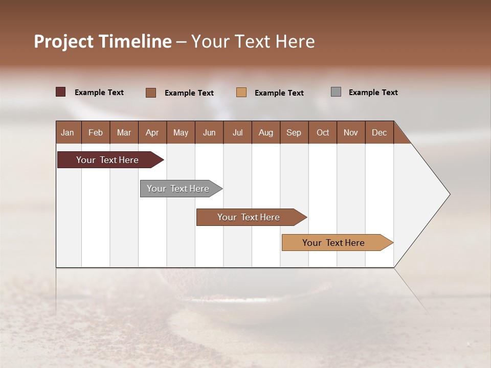 A Spoon Full Of Chocolate Powder Next To A Plate Of Chocolate Balls PowerPoint Template