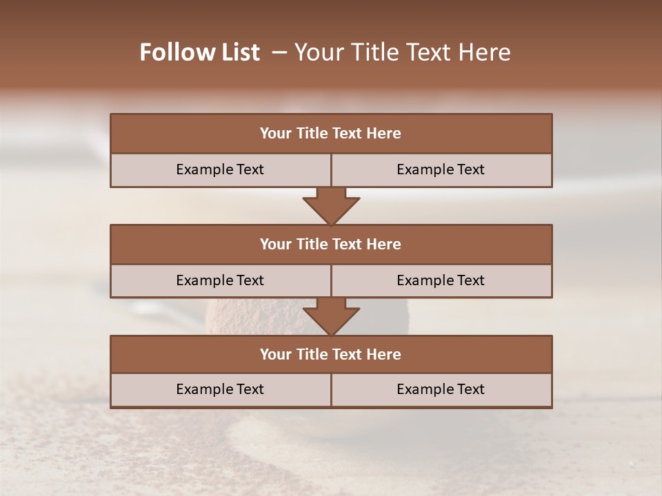 A Spoon Full Of Chocolate Powder Next To A Plate Of Chocolate Balls PowerPoint Template